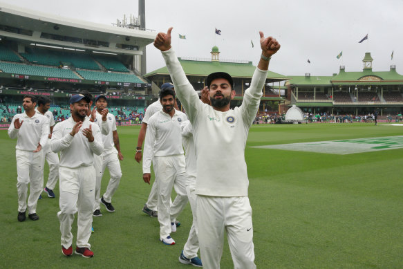 Virat Kohli's India defeated Australia during their last series here.