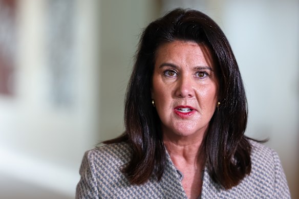 Shadow spokeswoman for employment and industrial relations Senator Jane Hume.