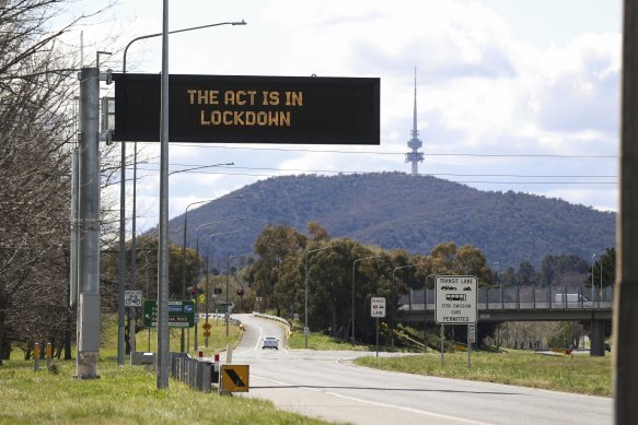 The ACT will remain in lockdown until at least October 15.