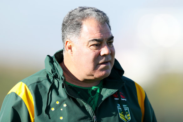 Kangaroos coach Mal Meninga.