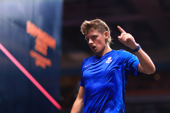 Greg Lobban playing for Scotland in Birmingham.