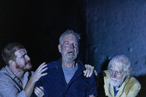 Colin Friels, Peter Carroll and Brandon McClelland. 