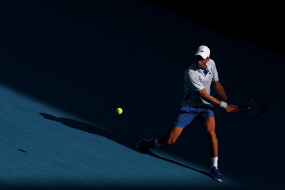 Novak Djokovic through to the semi-finals of the Australian Open.