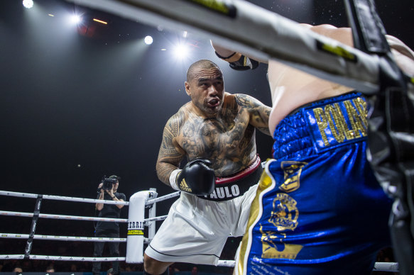 Junior Paulo showcased his power.