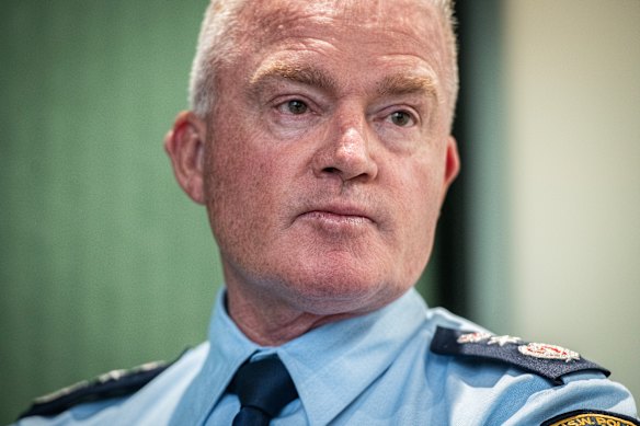 “I want leadership that is supportive and visible”: Police Commissioner Mal Lanyon.
