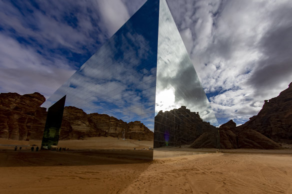 Mirrored structure Maraya is the most striking addition to the oasis.