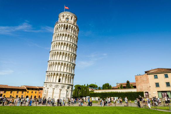 During World War II, the Allies strongly suspected the Germans were using the Leaning Tower of Pisa for reconnaissance.