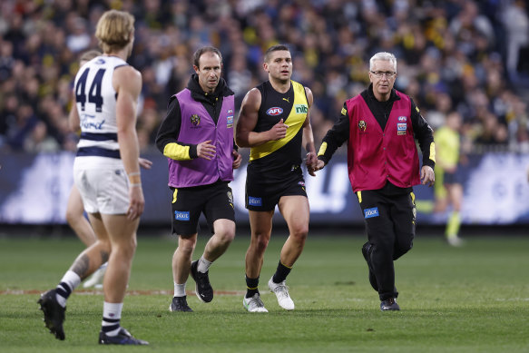 Dion Prestia is expected to return next week to face the Gold Coast Suns.