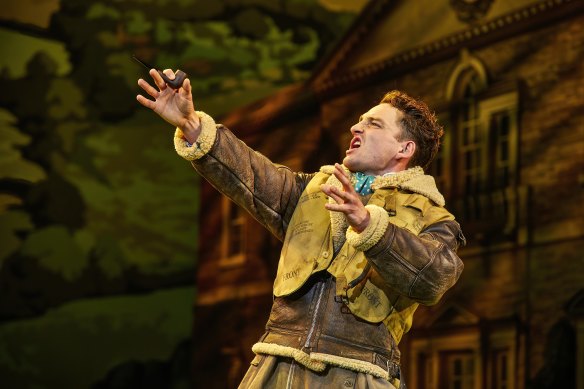 A scene from Jack Absolute Flies Again.