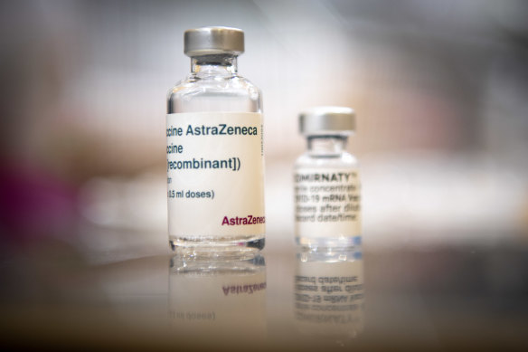 The AstraZeneca vaccine is now recommended for those aged over 60.
