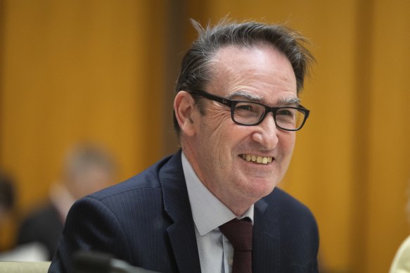Secretary to the Treasury Dr Steven Kennedy in Senate estimates today.