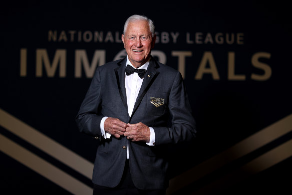 Ron Coote after being named Australian rugby league’s 14th Immortal.