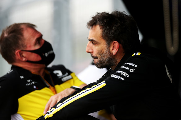 Renault boss Cyril Abiteboul could find himself with some interesting ink.