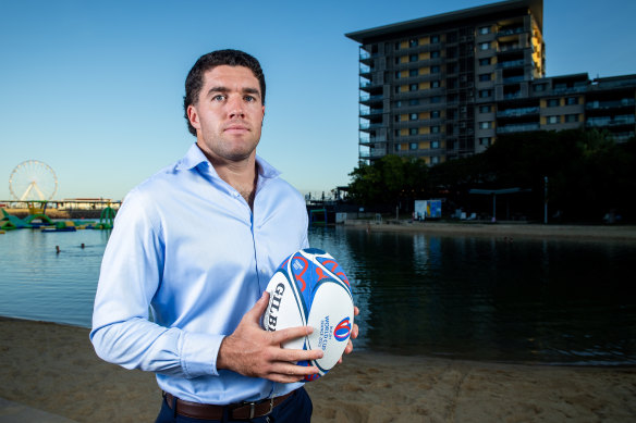 Ben Donaldson in Wallabies camp in Darwin. 