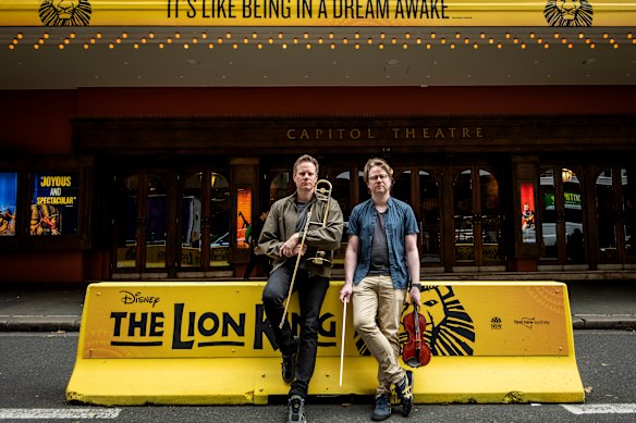 Ben Gurton (left) said the technology replacing musicians was 