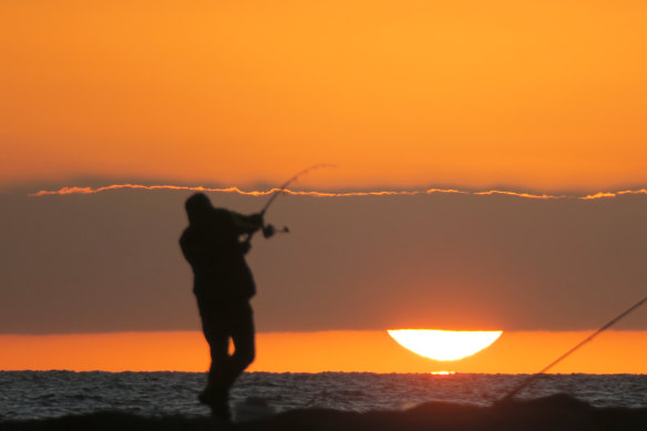 Fishing can be meditative.