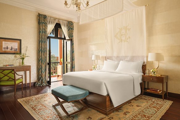 The dimensions of guest suites are palatial.