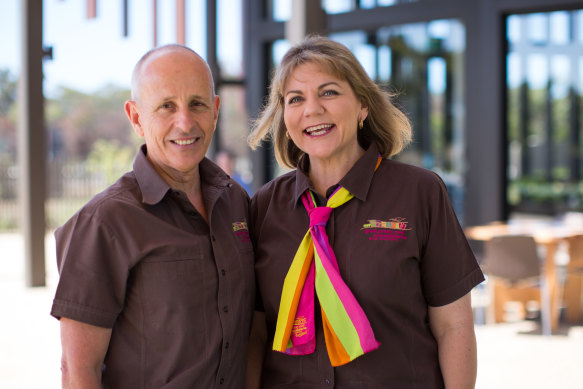 “It’s a disaster”: Ian and Leanne Neeland of the Great Ocean Road Chocolaterie & Ice Creamery.