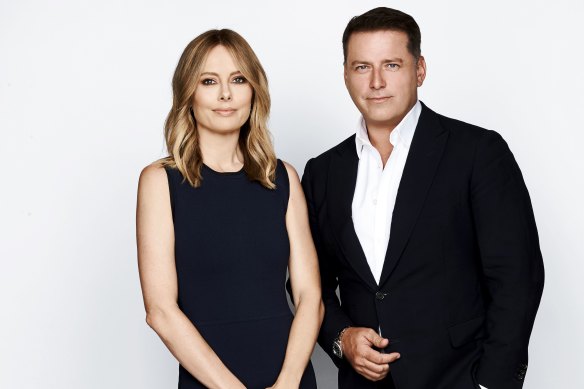 Today hosts Allison Langdon and Karl Stefanovic.