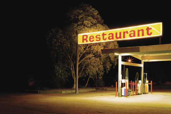 The pickings are slim and often grim at an Australian roadhouse.