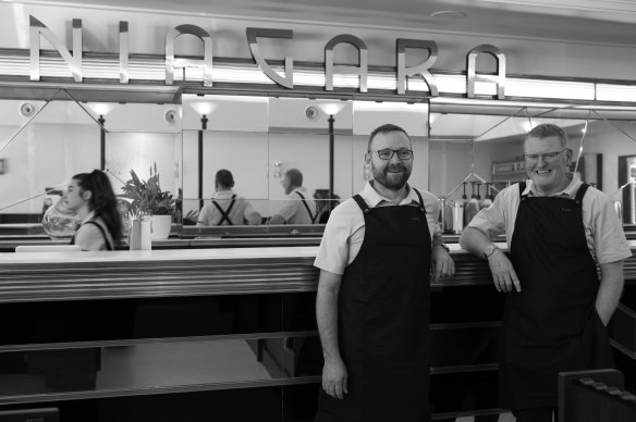 The owners of the Niagara, Luke Walton (left) and Kym Fraser.