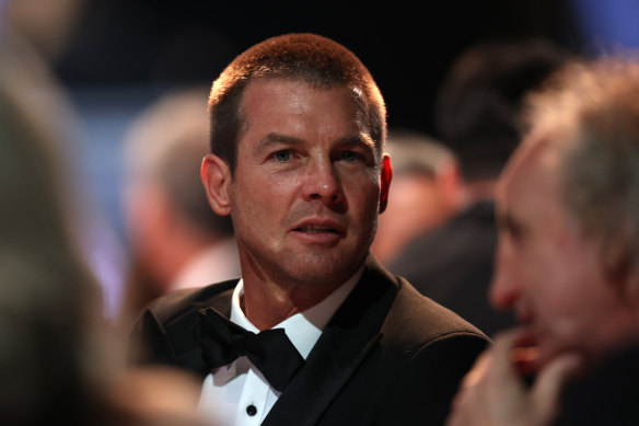 Ben Cousins is now reading the morning sport bulletin on Perth television.