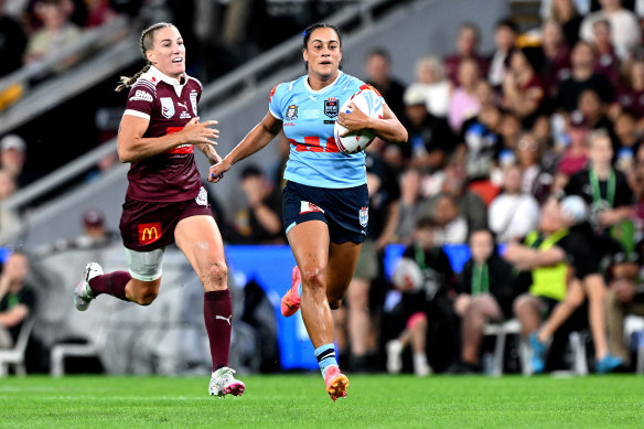 Yasmin Clydsdale is hoping to complete an Origin clean sweep on her home ground.