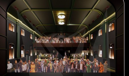 An artist’s impression of the planned interior of Princess Theatre.
