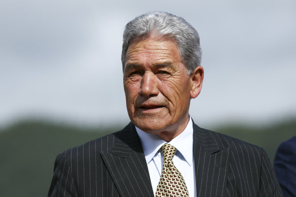 New Zealand's Deputy Prime Minister, and kingmaker, Winston Peters.