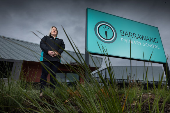 Principal Alisha Campbell at Barrawang Primary School in Wollert.