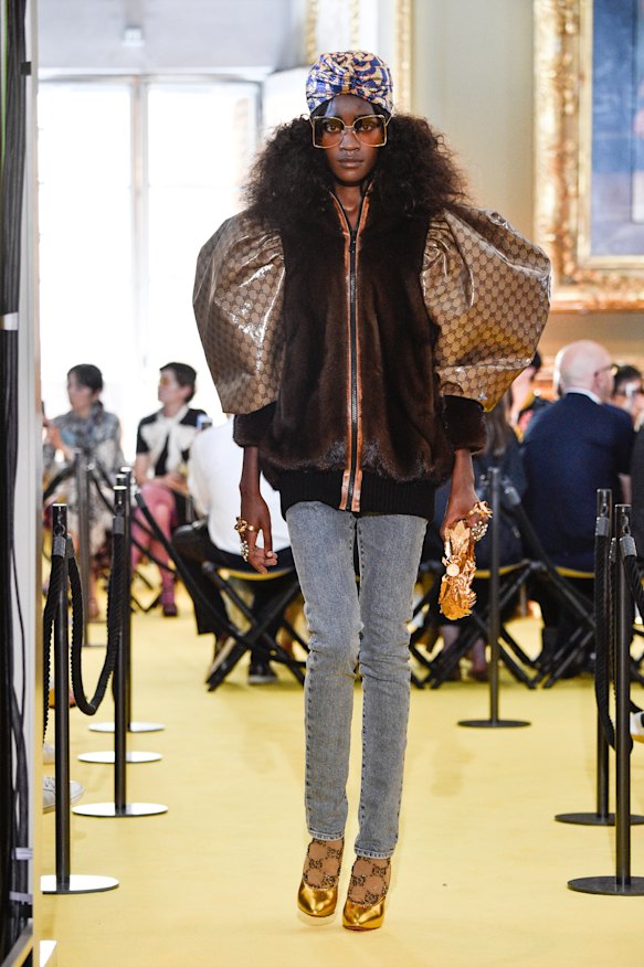 The Gucci bomber jacket inspired by Harlem designer Dapper Dan. 