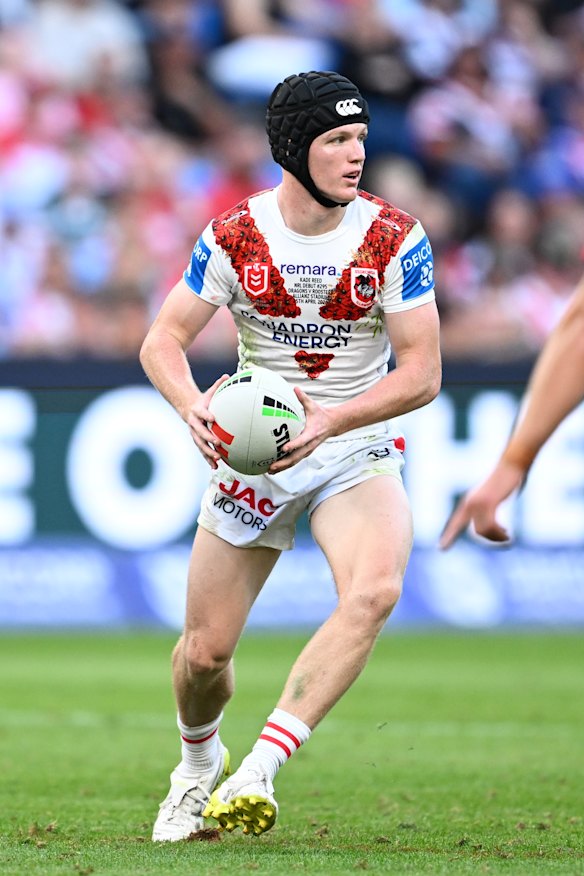 Kade Reed during his Anzac Day debut.