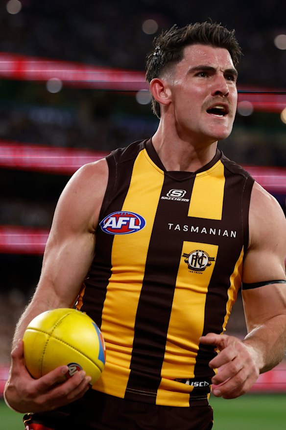Jai Newcombe is now a Hawks co-captain alongside James Sicily.