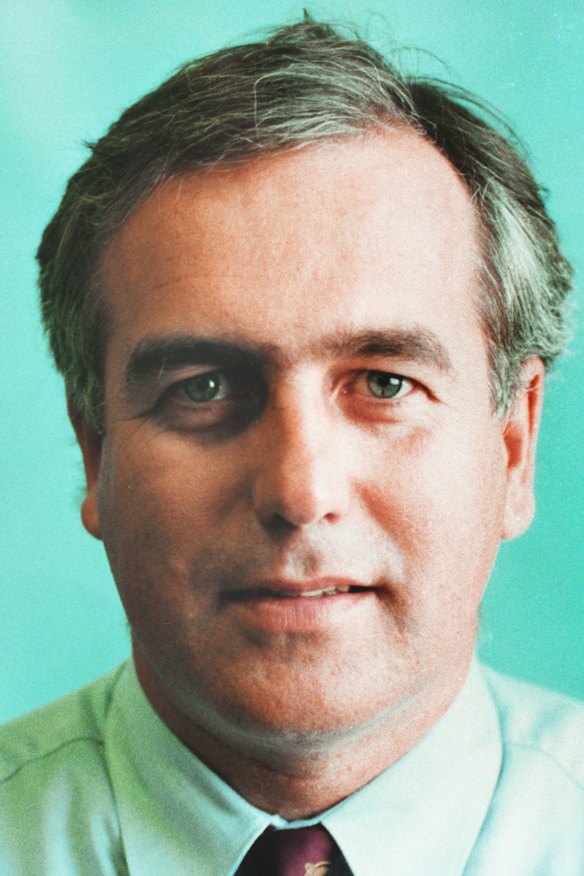 Alan Kohler when he was Age editor in the early 1990s, before his move to the ABC.