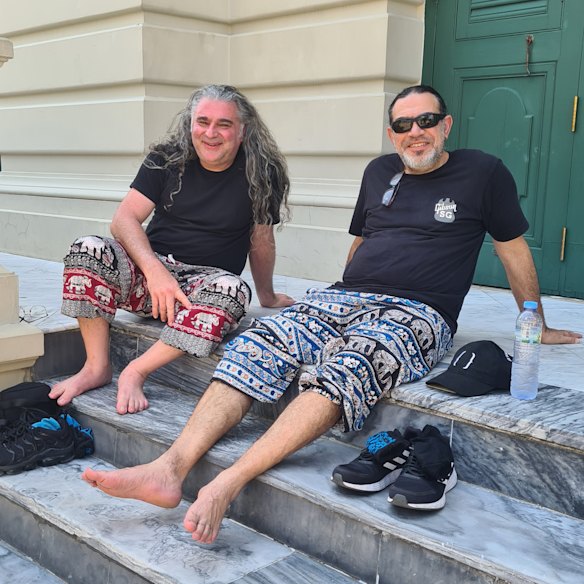 Dagostino and Sabsabi escaped to Bangkok after their Venice cancellation.