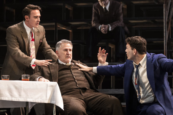Ben O’Toole, Anthony LaPaglia and Josh Helman in Death of a Salesman