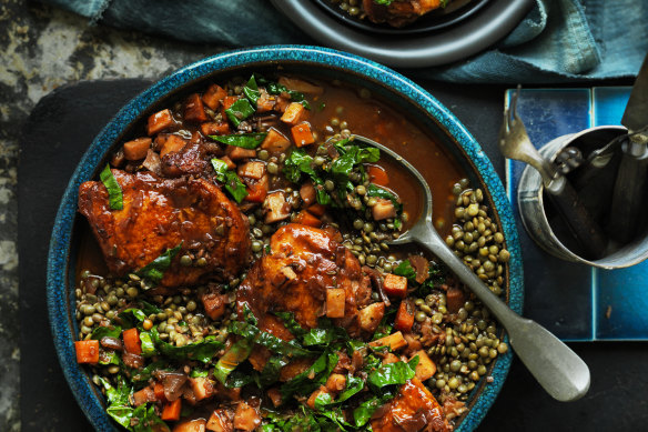 Lentils can easily be incorporated into casseroles and braises.
