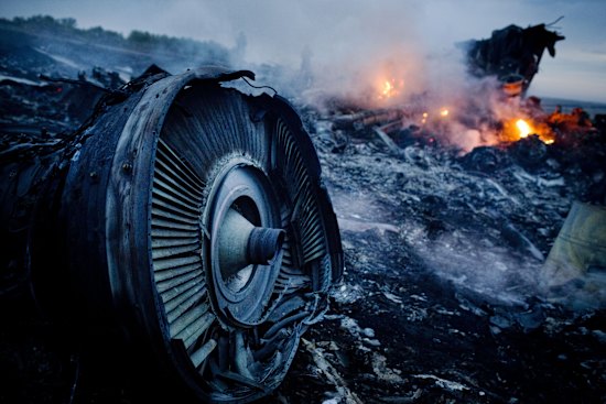 Debris from MH17.