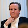 Former British prime minister David Cameron pictured in May.