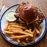 On Wednesdays, spicy fried chicken burgers are $15 at The Rochey.