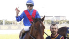 Hugh Bowman returns on Everest contender Lost And Running after winning the Premiere Stakes.
