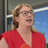 Treasurer Rita Saffioti speaking with media today.