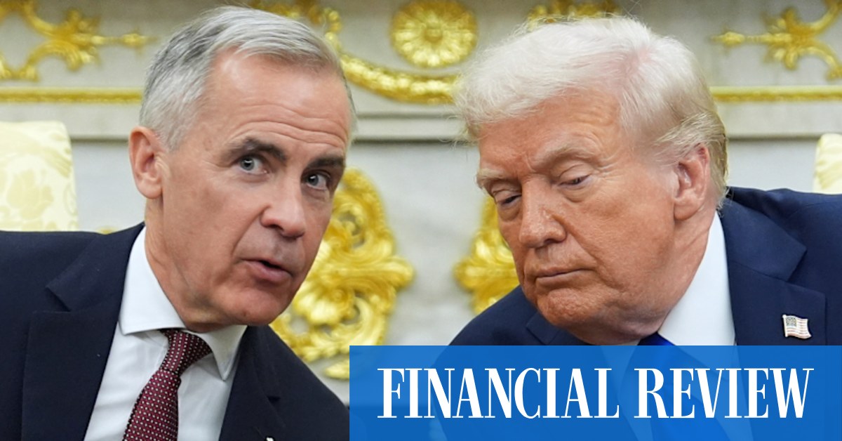 The president issued the threat as Canada secured a trade deal with China and just days after Mark Carney suggested the US was “rupturing” the world order.