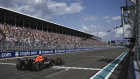 Crypto signage was everywhere at the Miami Formula One.