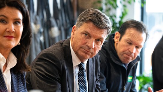 Opposition Leader Angus Taylor.