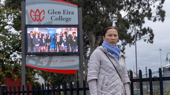 Ainura Dzhunusheva said she’s concerned for the safety of her teenager walking to and from the train station.