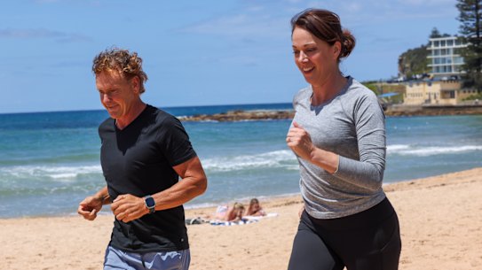 MP Sophie Scamps and Fit for Office ambassador, Guy Leech.