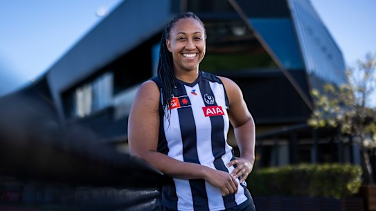 Collingwood star Sabrina Frederick.