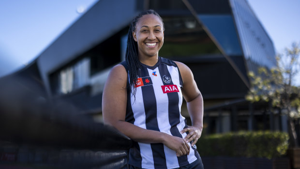 How a toddler has helped Collingwood ruck take her game to another level this season