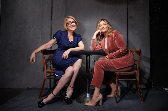 Julia Morris and Julia Zemiro share tips for surviving (and thriving) over four decades on our screens.